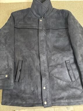 Robert Phillipe Men’s Mictofibre Full Zip Winter Coat 2XL Black